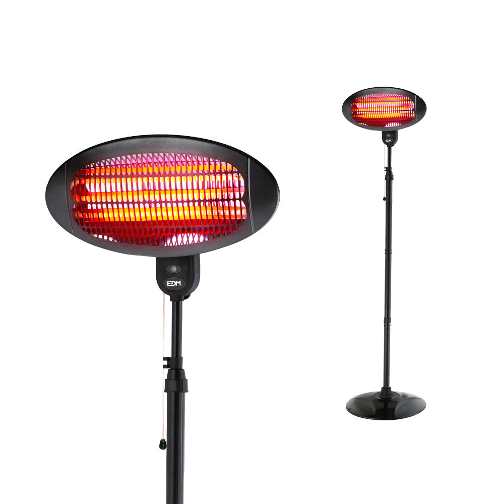 Estufa cuarzo exterior c/pie 2000w