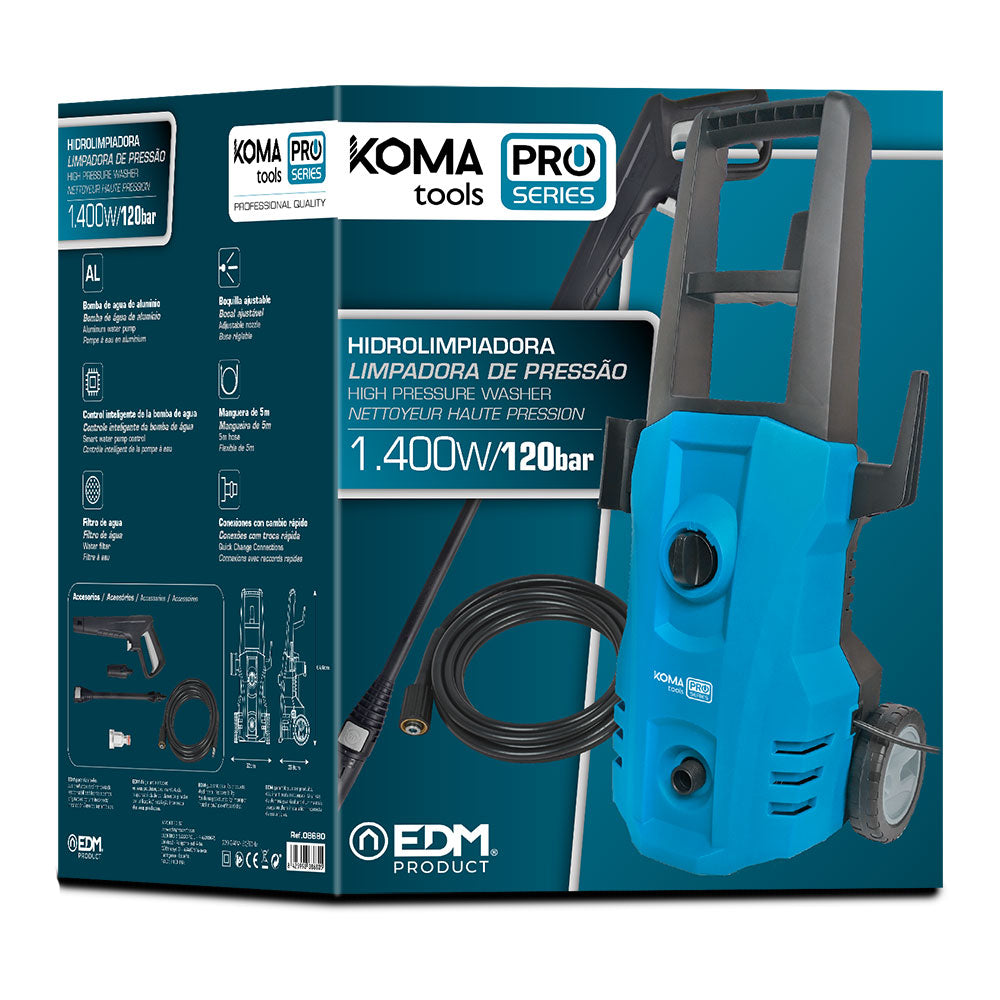 Hidrolimpiadora alta presion 1400w KOMA