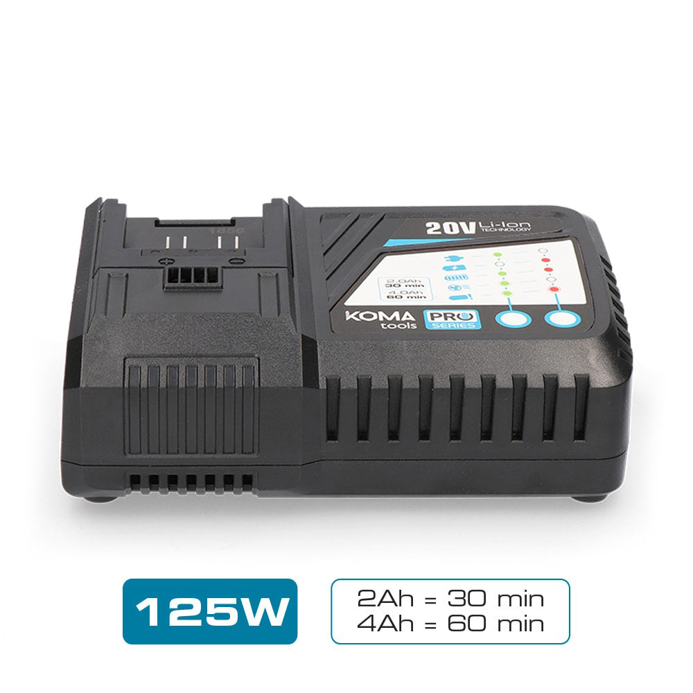 Cargador rapido de bateria 125w KOMA