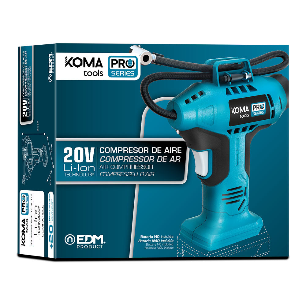 Compressore a batteria KOMA (batteria non inclusa)