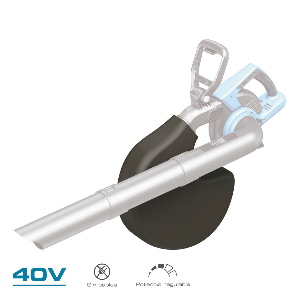 Soplador/Aspirador/Triturador 40v KOMA (no incluye bateria)