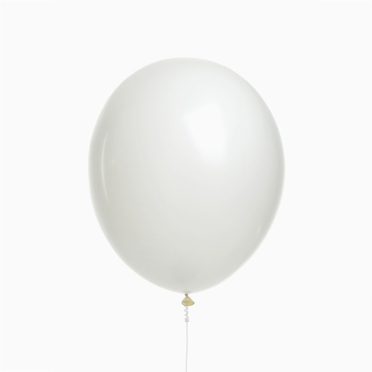 Globo látex blanco 30cm