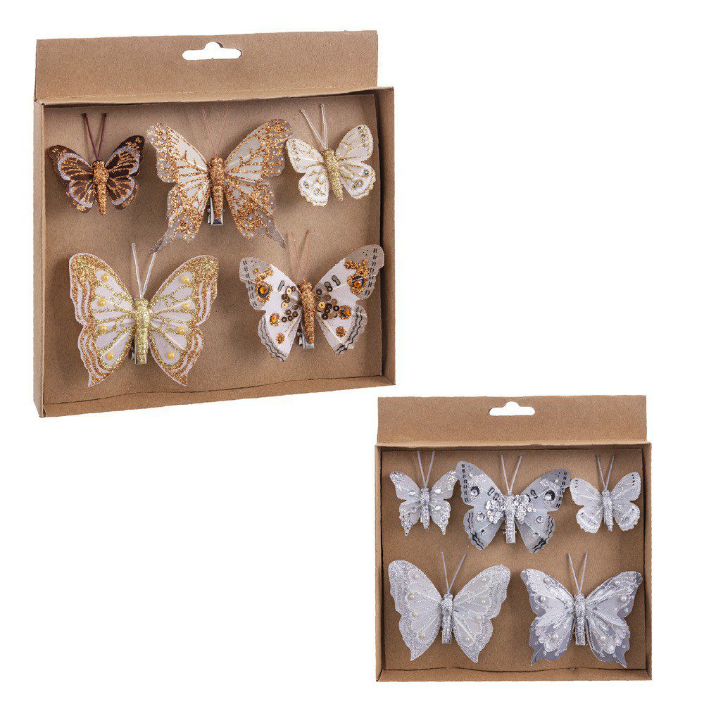 Mariposa c/pinza 8cm
