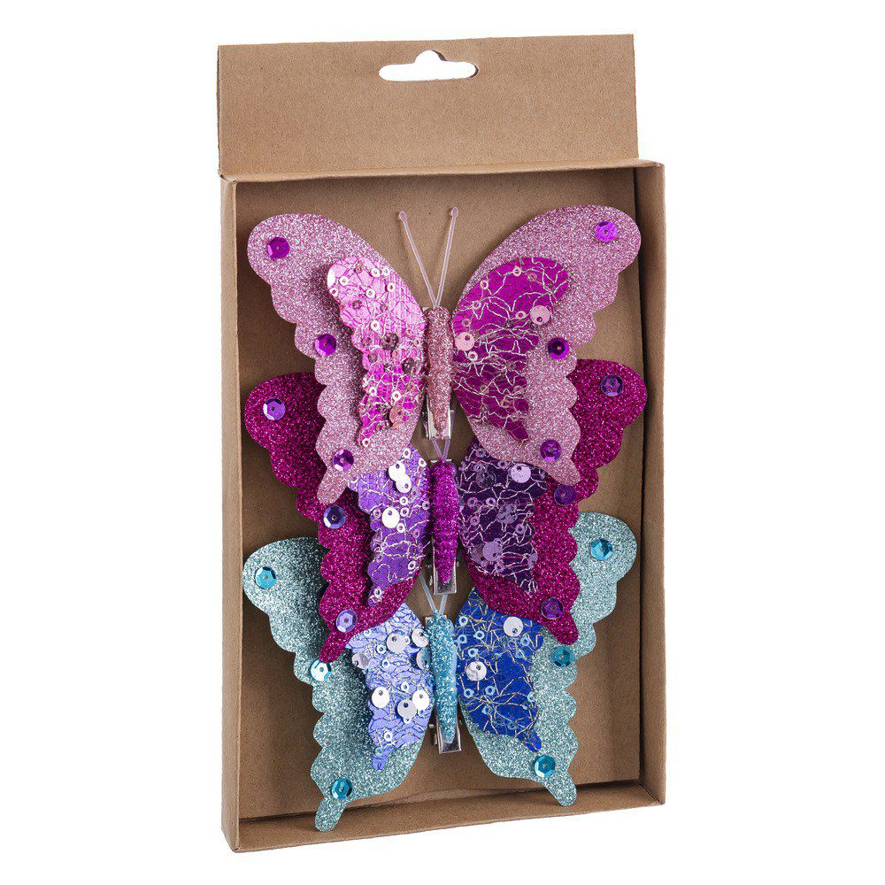 Mariposa c/pinza 12cm
