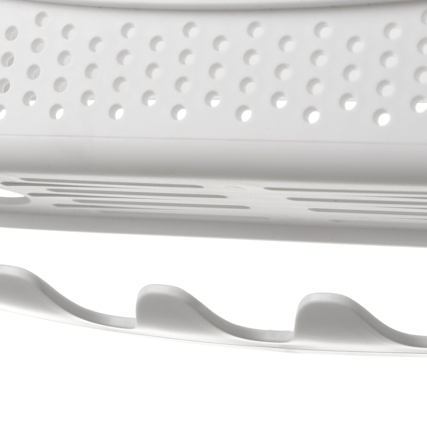 Estante 2 baldas pp-tpr blanco 32*11*69cm