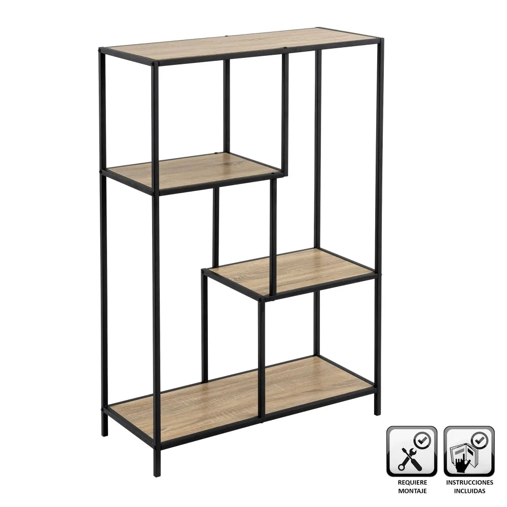Estanteria 3 baldas pb-metal 77*33*114cm