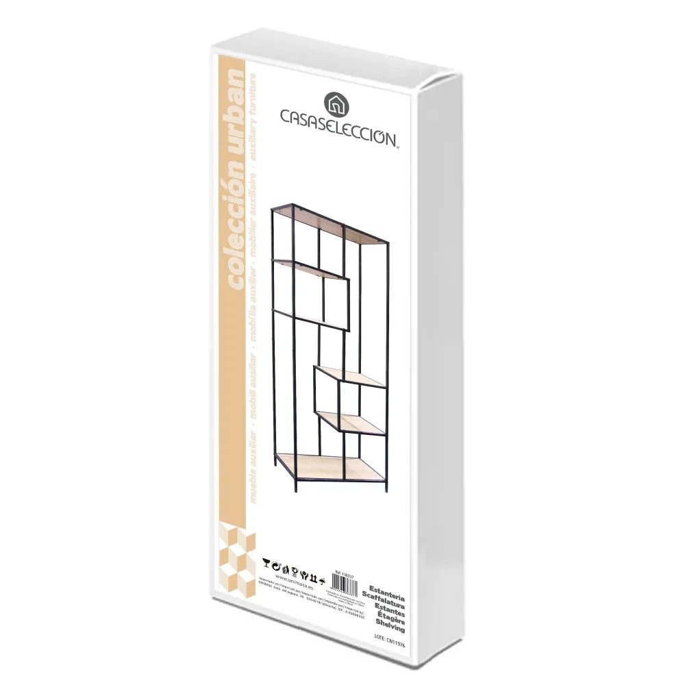 Estanteria 5 baldas pb-metal 77*33*185cm