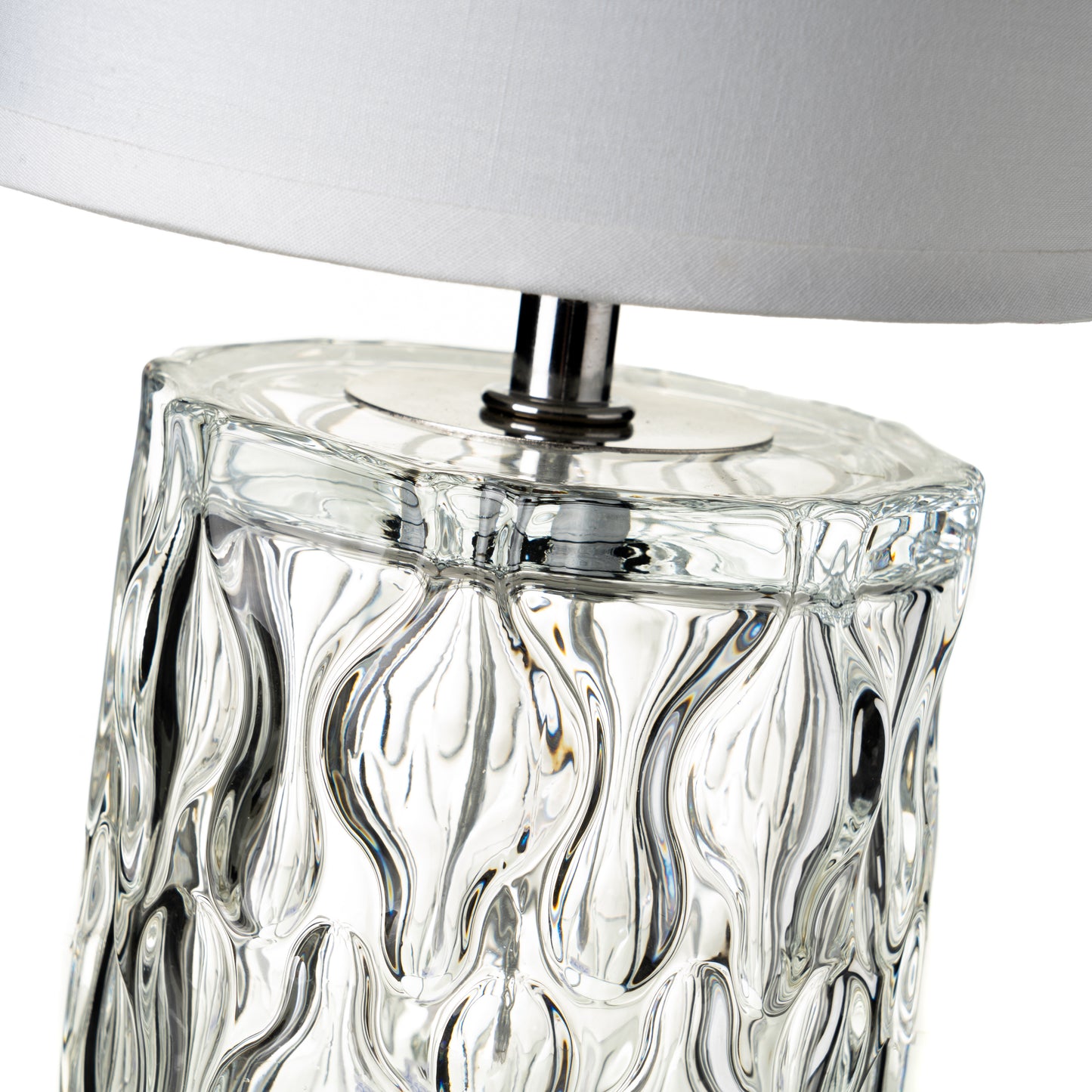 Lampara cristal blanco 15*15*29cm