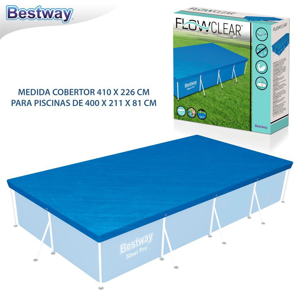 Cobertor piscina 400x211x81 cm