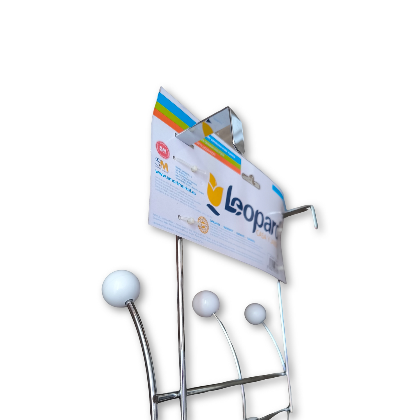 Percha puerta 6 ganchos 21*24*10cm