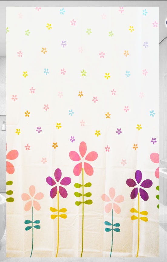 Cortina de ducha 100% poliéster 180*180cm