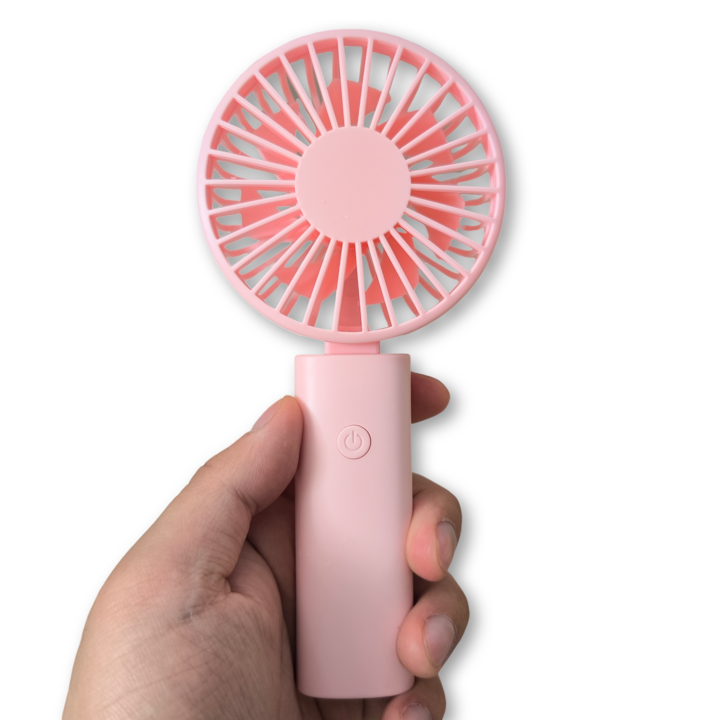 Mini ventilador mano y soporte de mesa