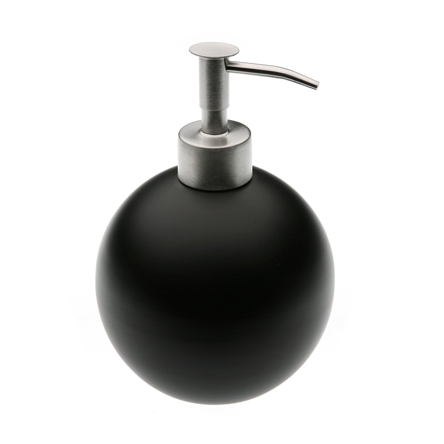Dispensador ceramica redondo negro 16.5cm