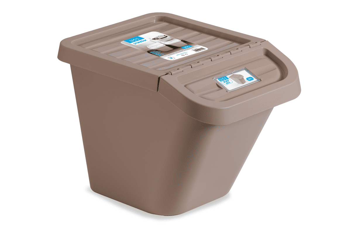 Cubo Almacenaje Store box 30L transparente