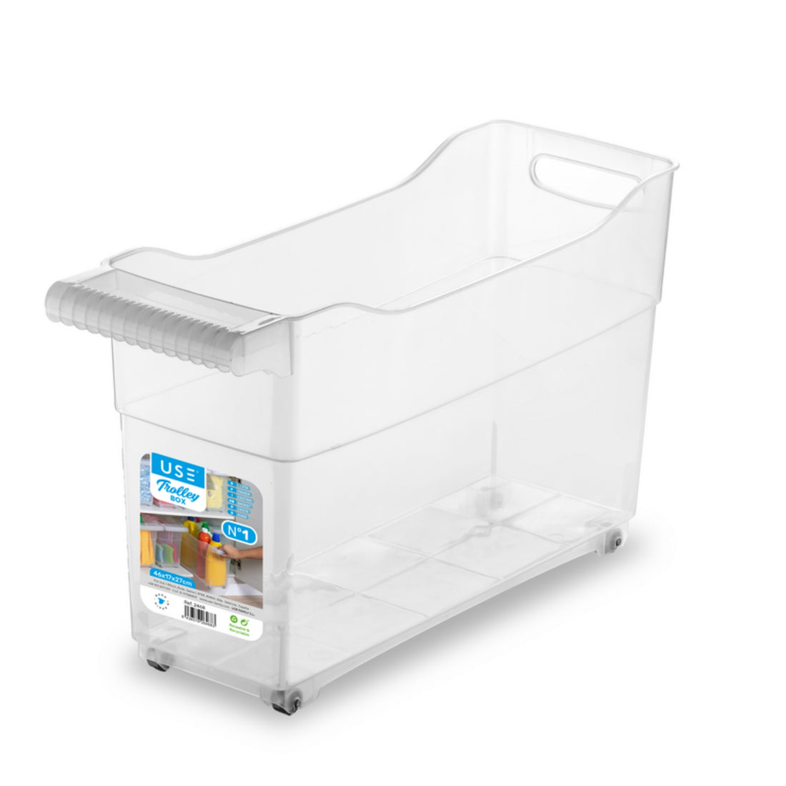 Carrito Multiusos Trolley Box Nº1 plata