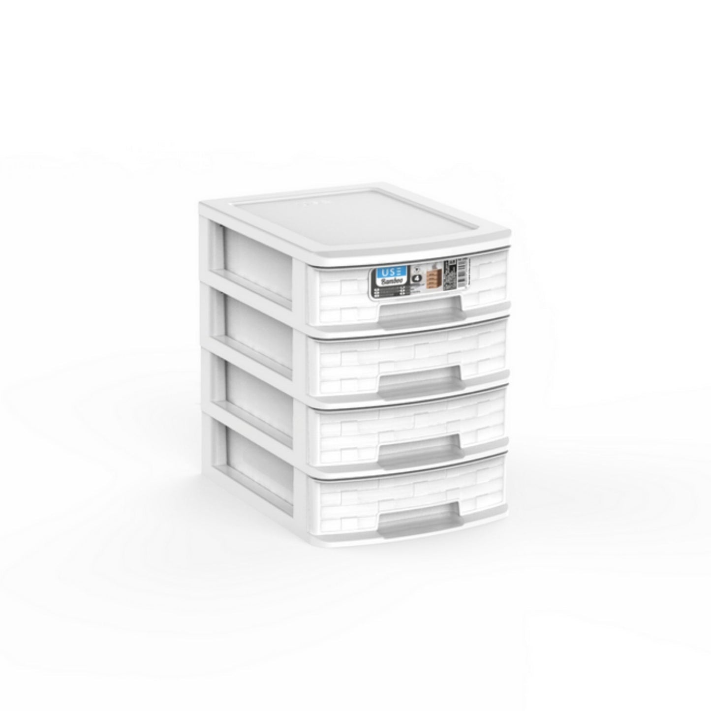 Cajonera A5 Bamboo 4 Cajones gris