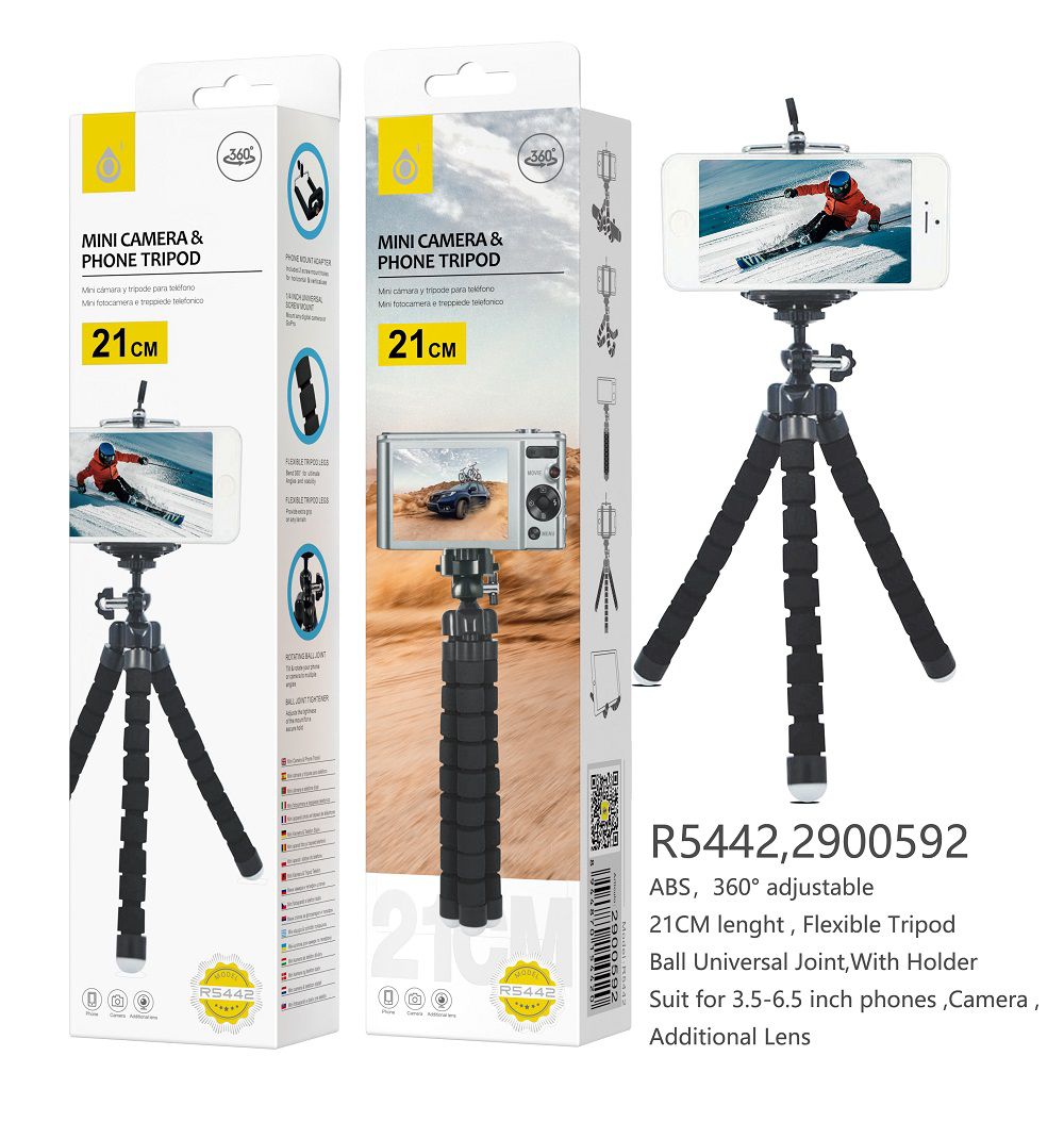 Palo selfie tripode flexible 360° 21cm