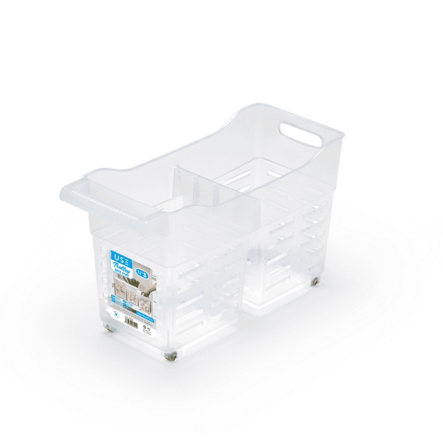 Carrito Duo Rejilla Trolley Box Nº3 plata