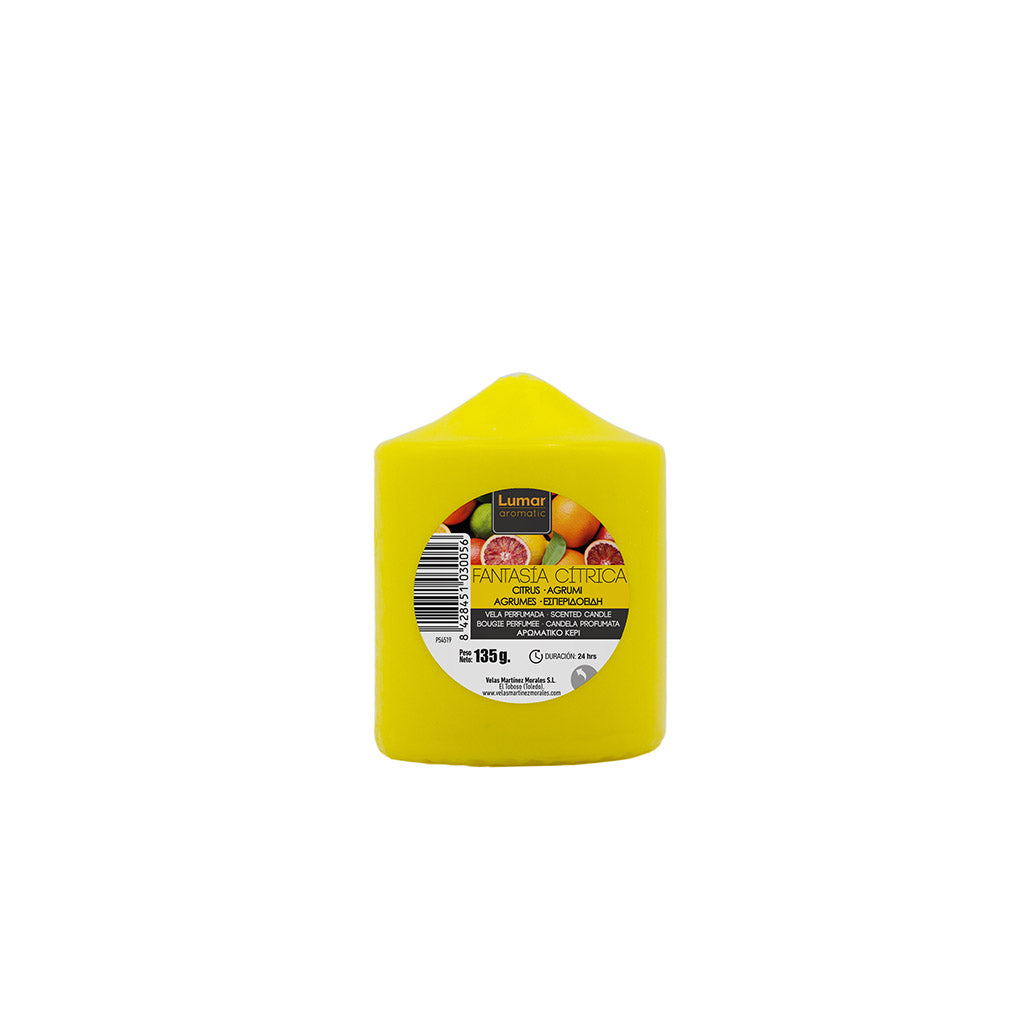 Vela taco (P) perfumada citrica