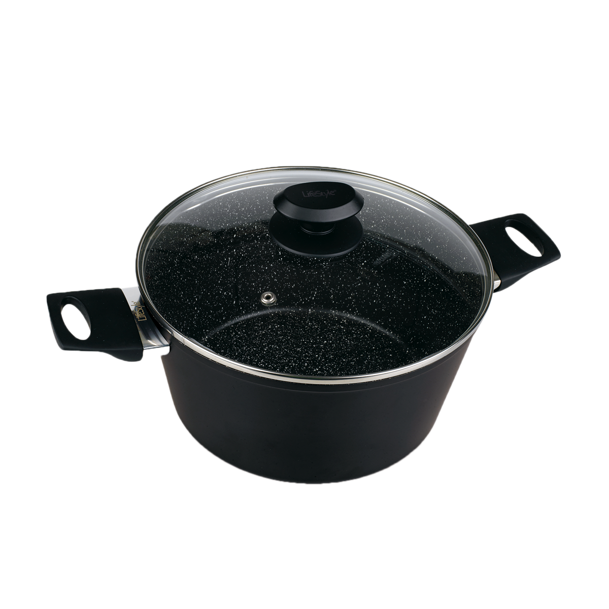 Olla aluminio forja c/tapa 28cm