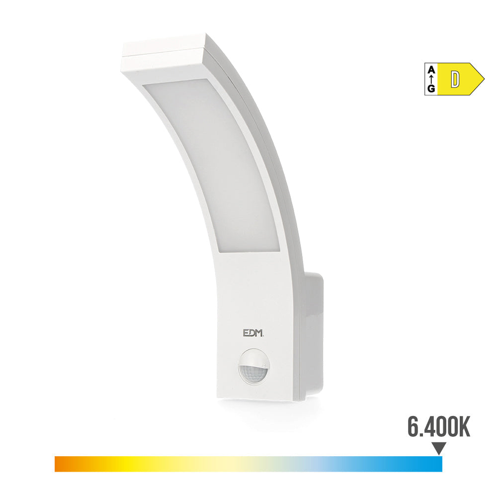 Aplique exterior led 10w c/sensor luz dia