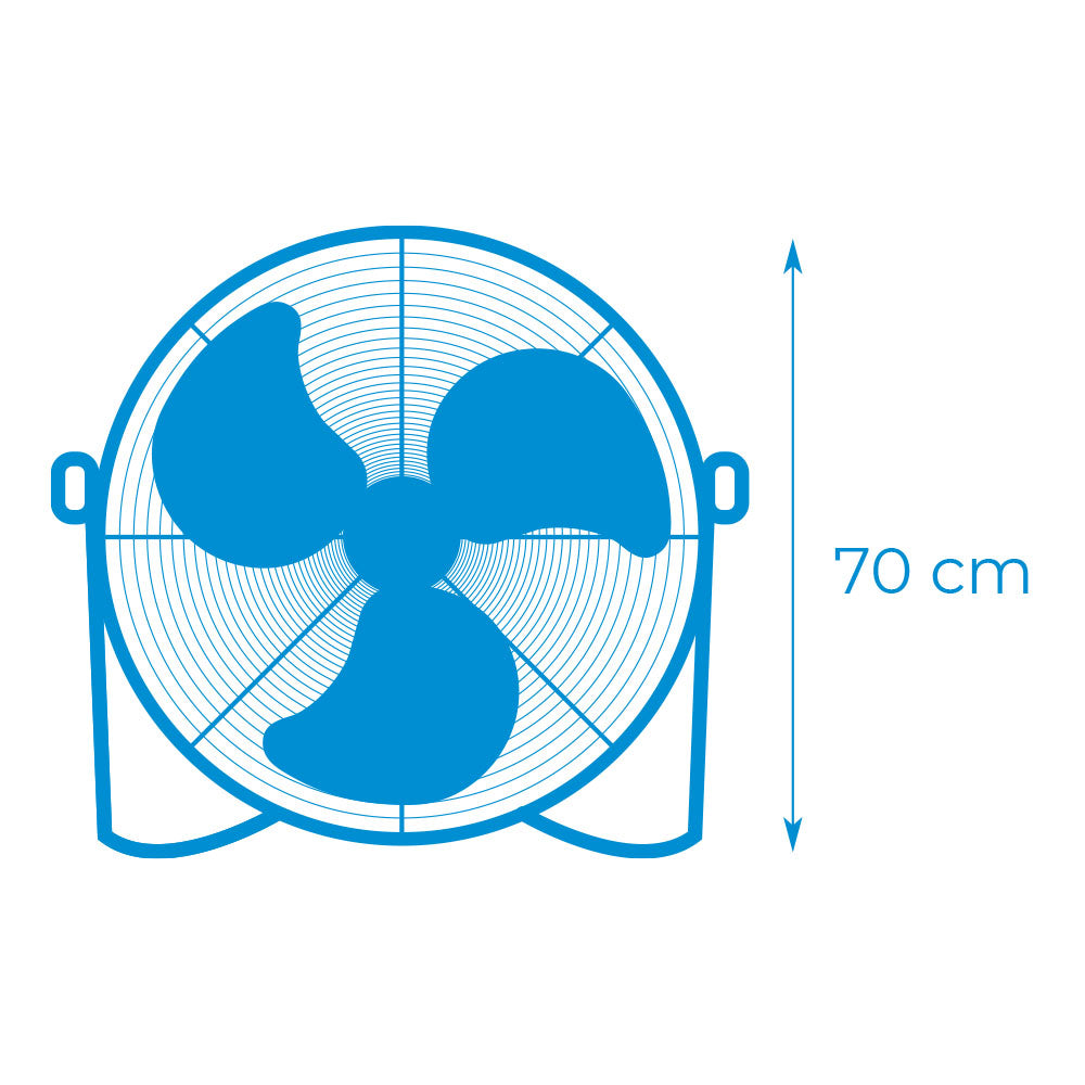 Ventilador insdustrial de suelo 180w