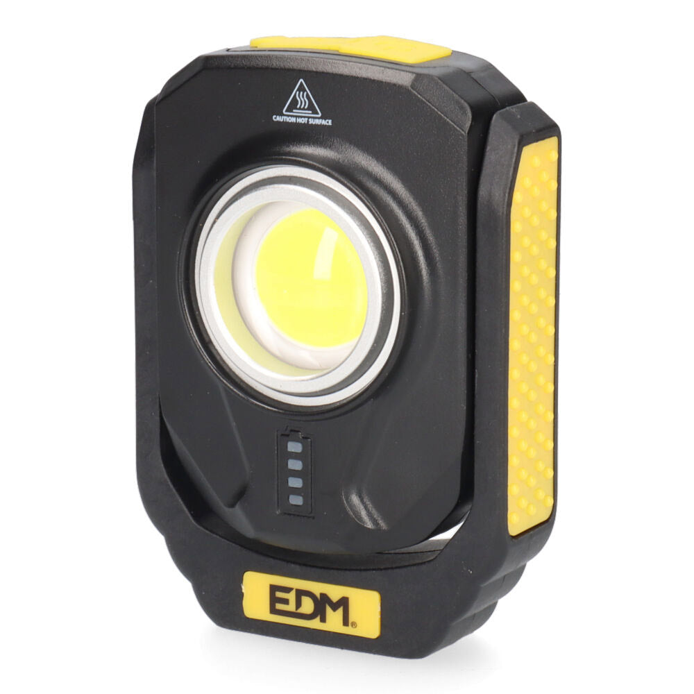 Linterna 1 led 10w recargable base magnetica