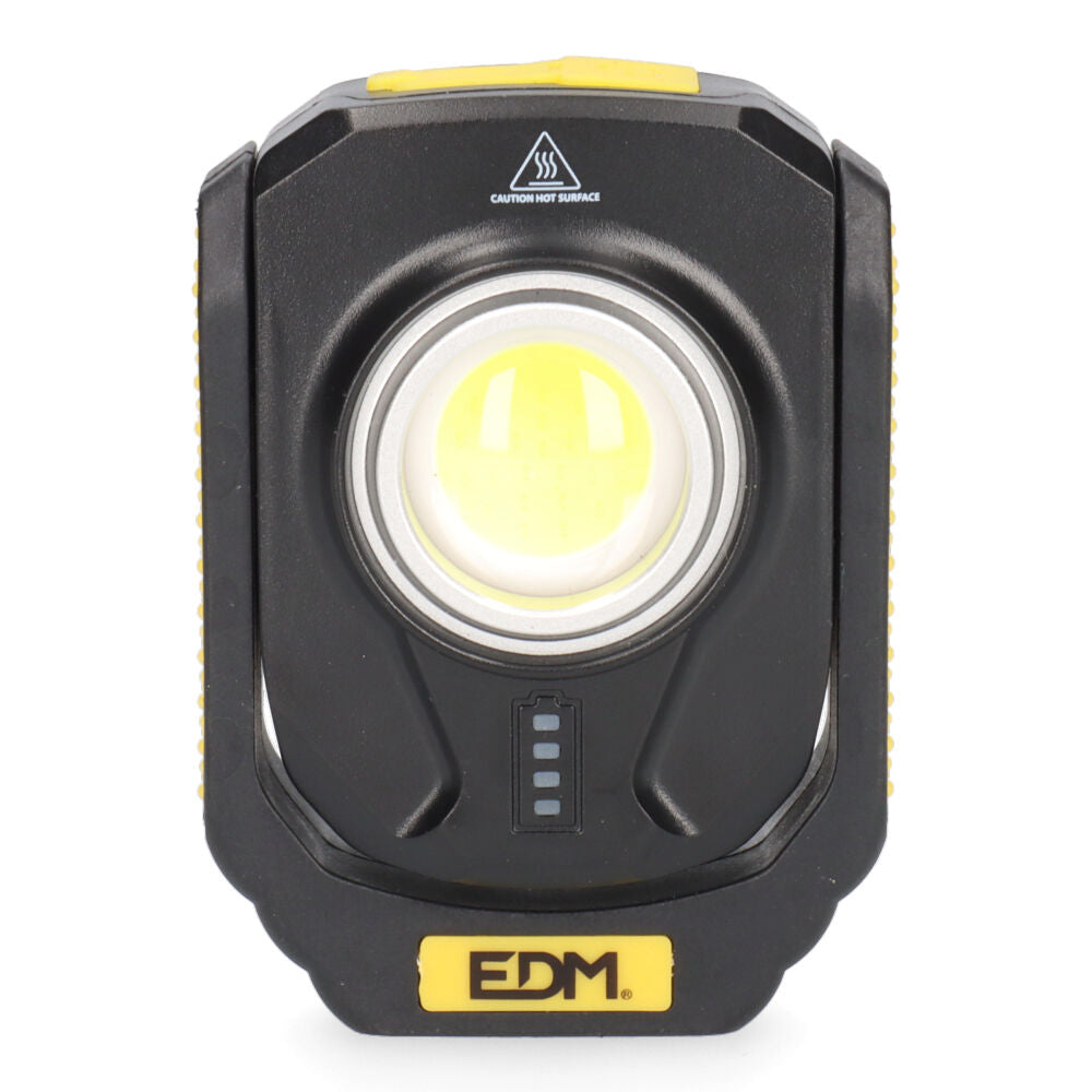 Linterna 1 led 10w recargable base magnetica