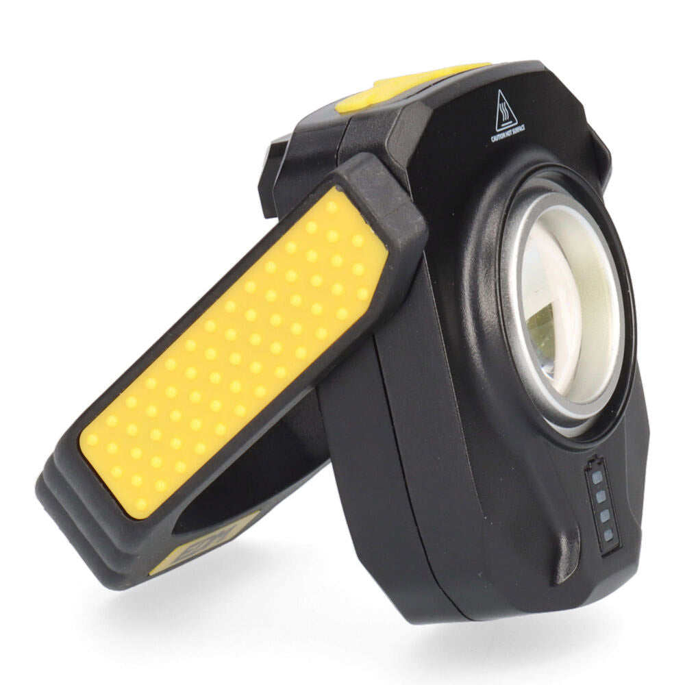 Linterna 1 led 10w recargable base magnetica