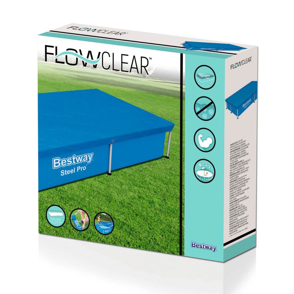 Cobertor piscina 221x150x43 cm