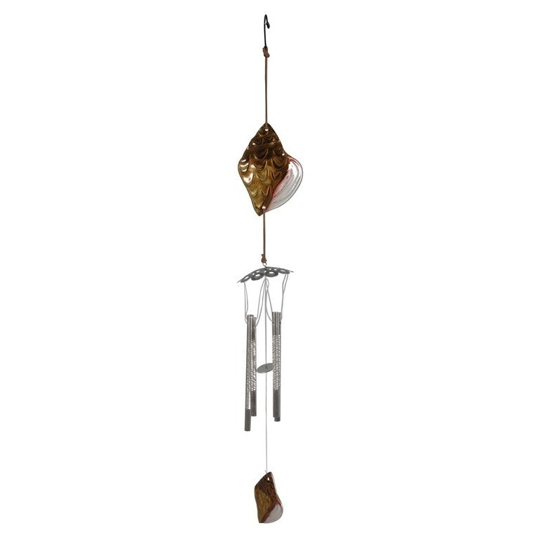 Movil caracola cristal-laton 9*8*77cm