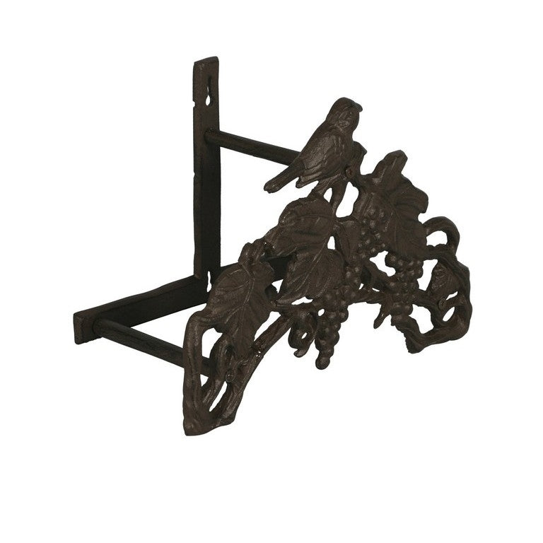 Portamanguera forjado pajaritos y uvas 26*13*20cm