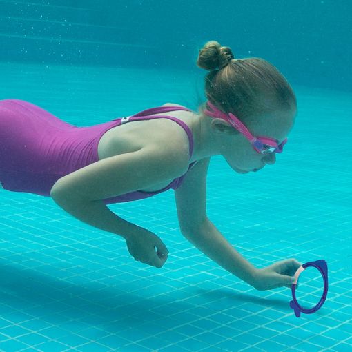 Juego de piscina Lil Fish 4 anillos