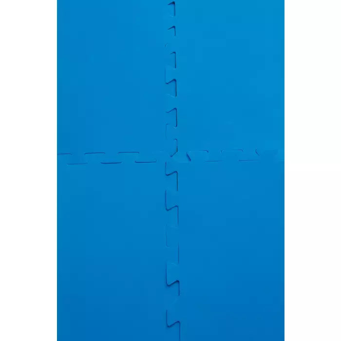 Tapiz suelo de goma 9pcs 50x50cm azul