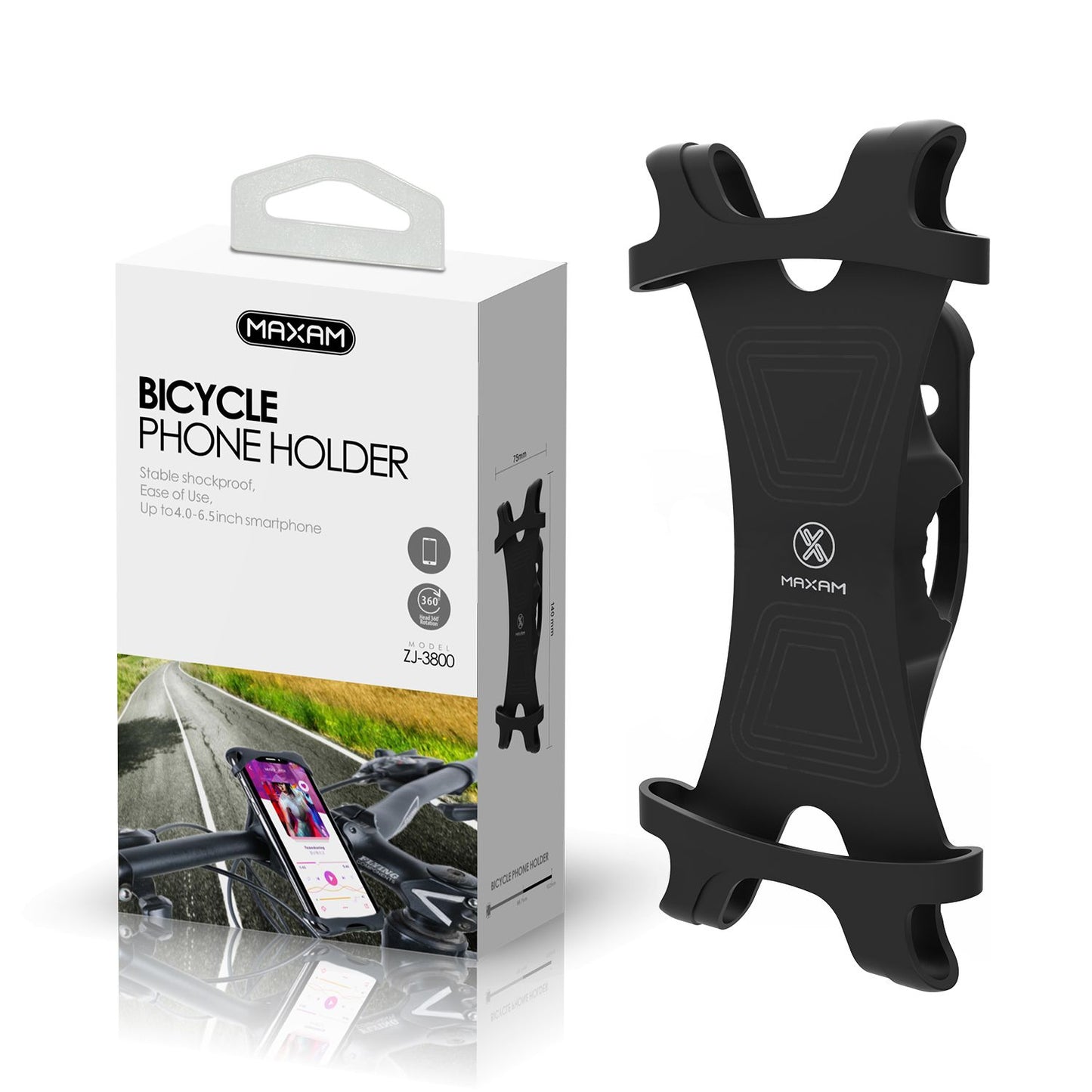 Soporte universal de movil para bici