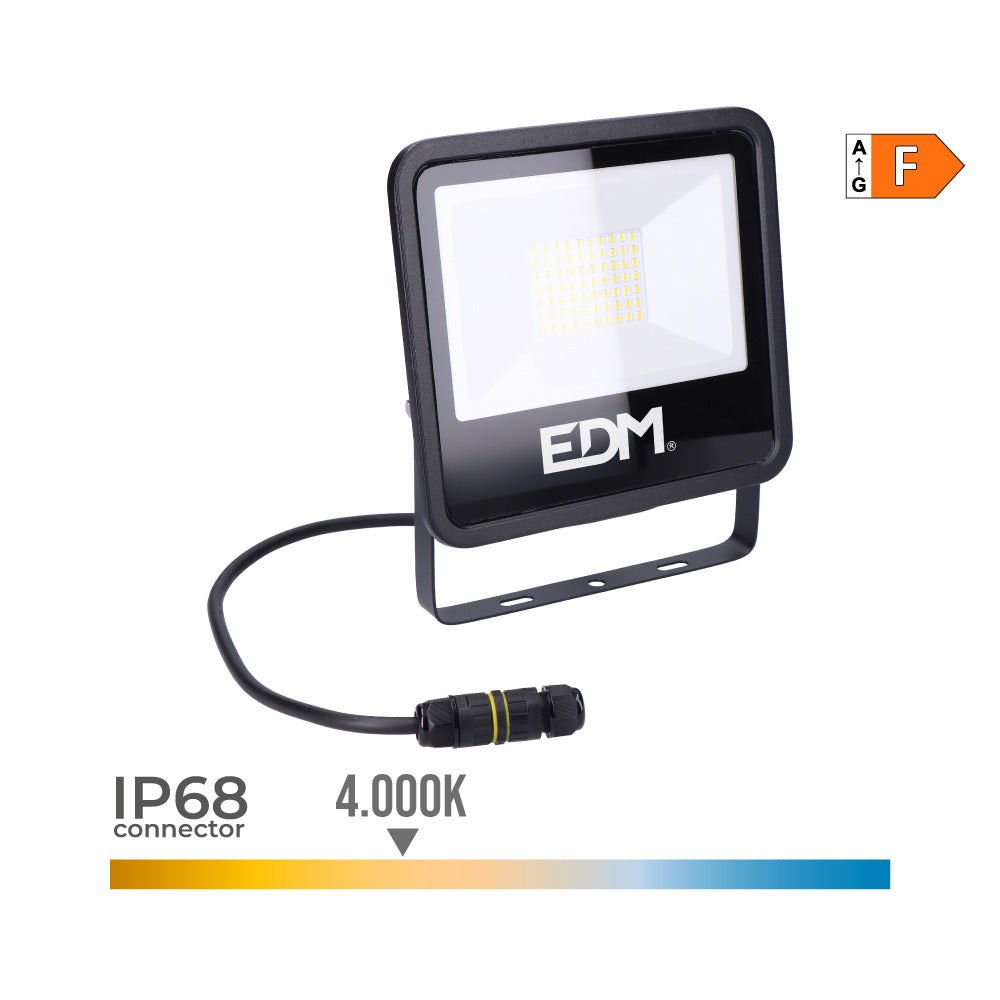 Proyector led 50w luz calida