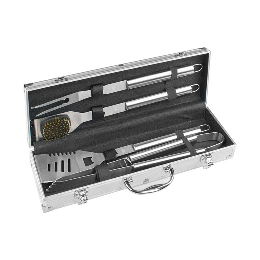 Conjunto de 4 utensilios barbacoa