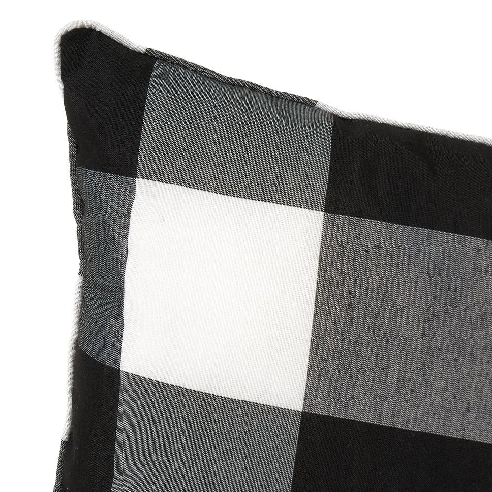 Cojin tejido plano vichy-text 50*35cm