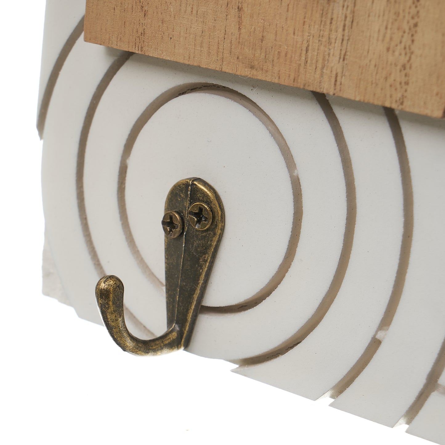 Percha 4 ganchos mdf 40*15*3.50cm