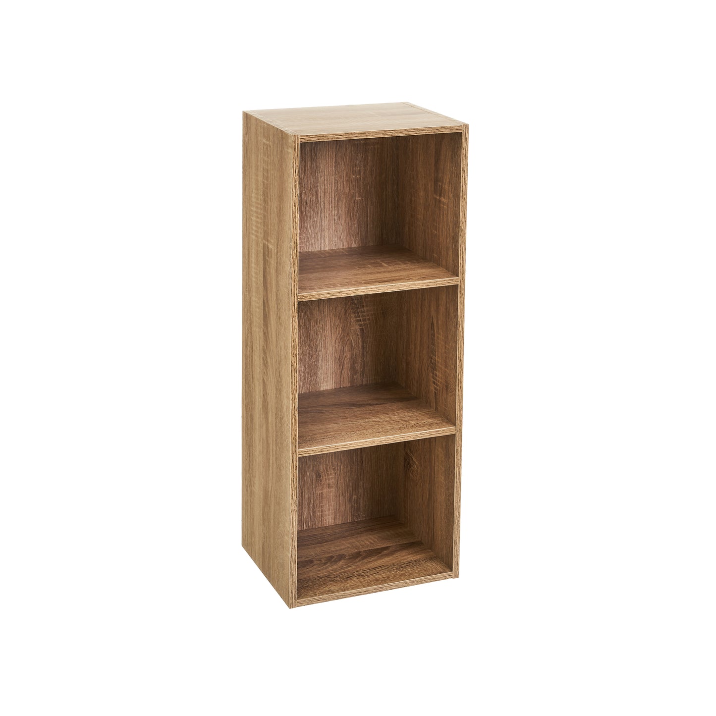 Estanteria 3 baldas pb marron 30*24*80cm