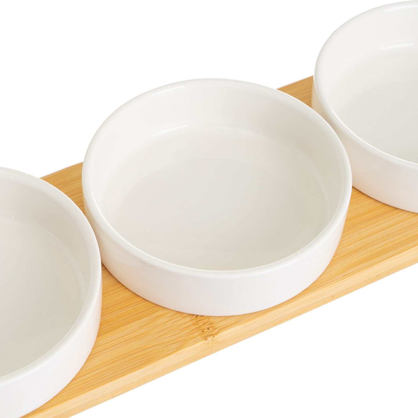 Cuenco c/bandeja porcelona-bambu 33*11*4cm