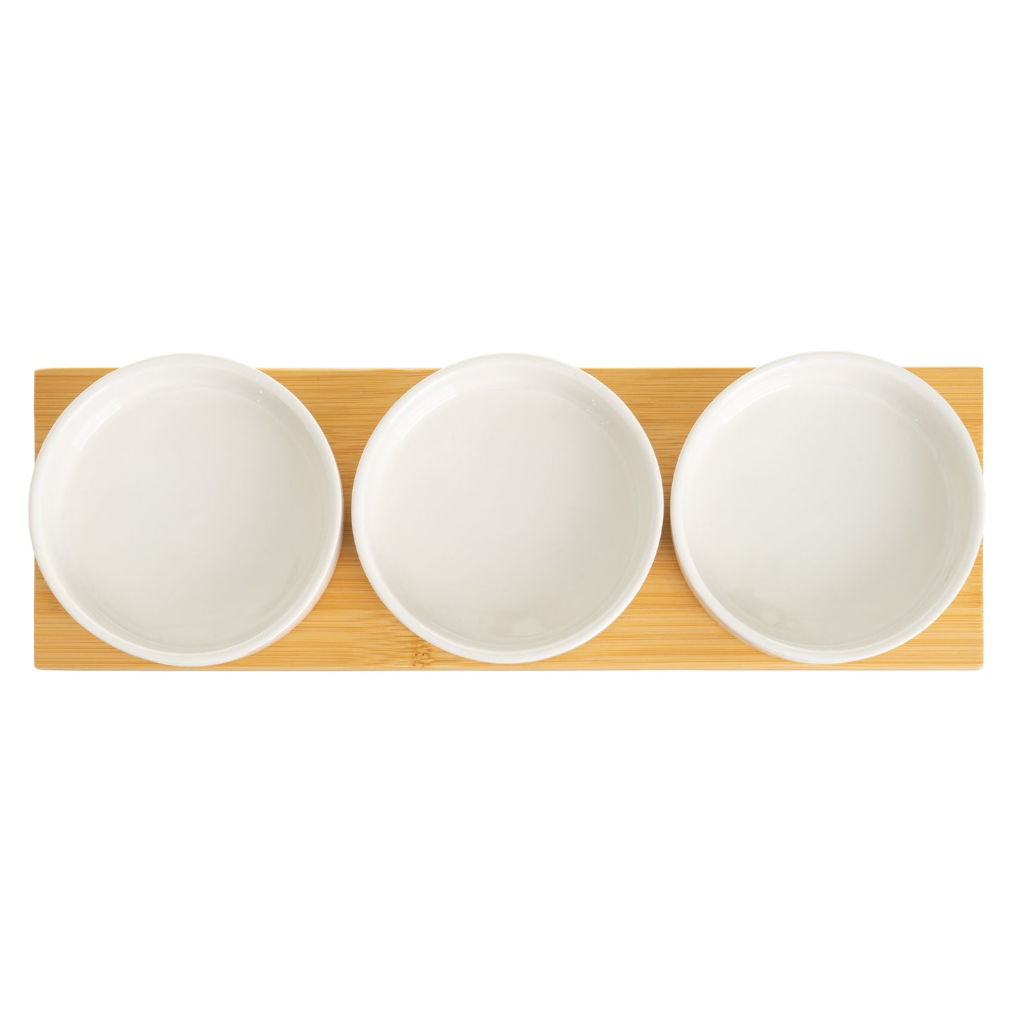 Cuenco c/bandeja porcelona-bambu 33*11*4cm
