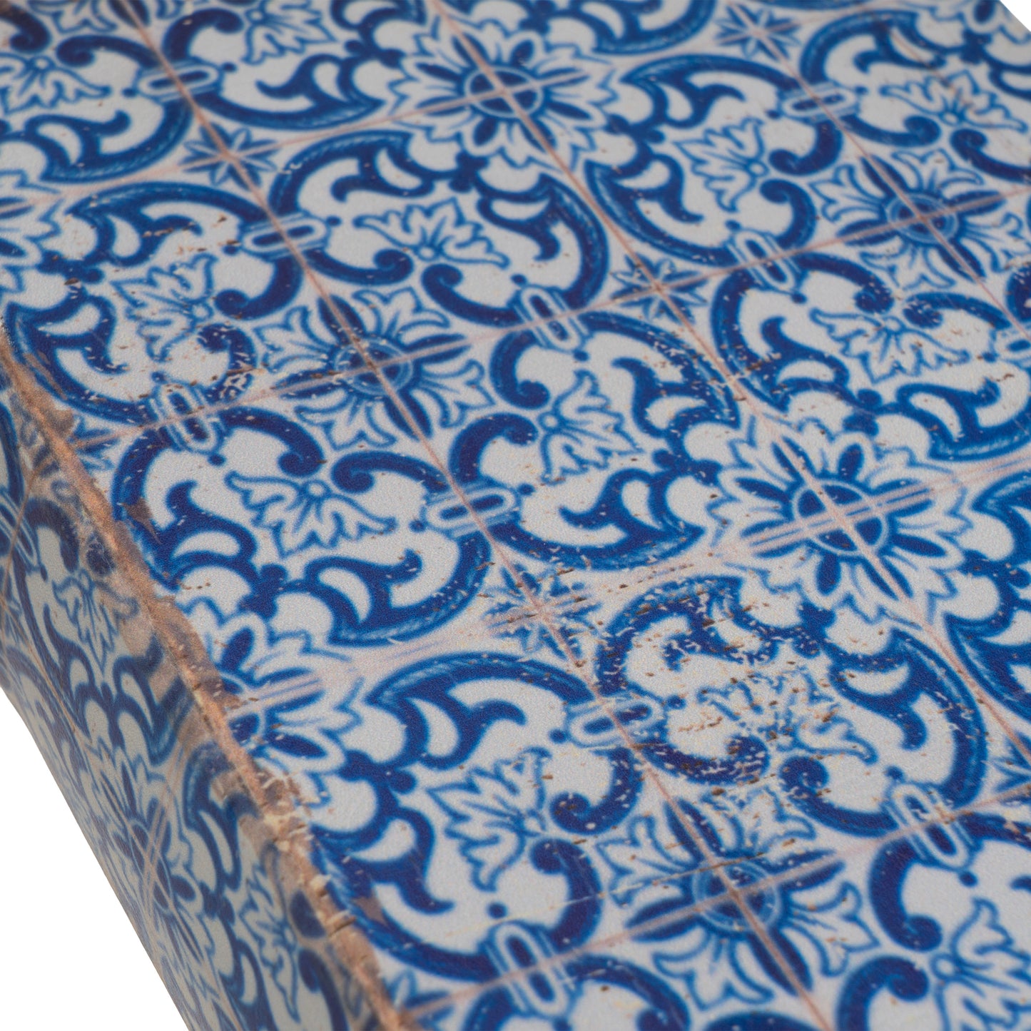 Libro bluish pu-mdf-metal 16*5*24cm
