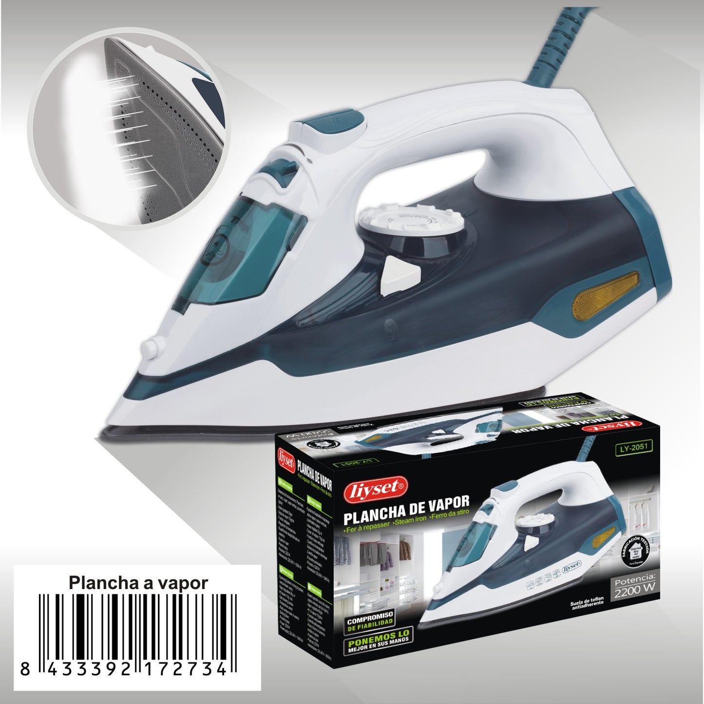 Plancha De Vapor LY-2051