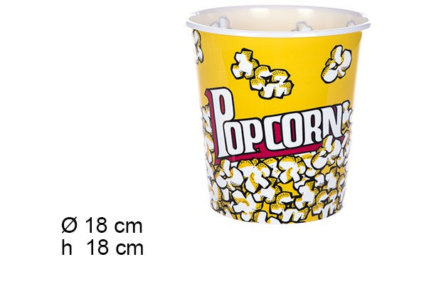 Cubo palomitas 18*18cm