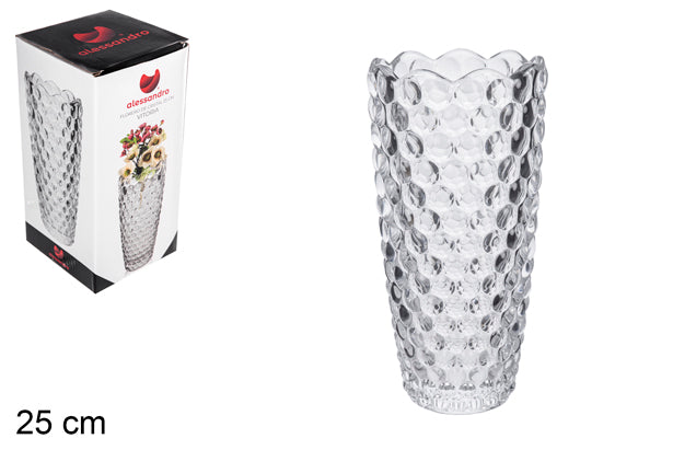Florero cristal vitoria 25cm