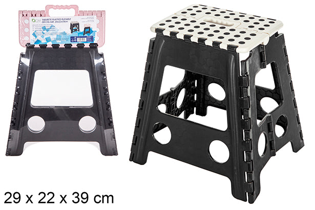 Taburete plástico plegable 29*22*39cm