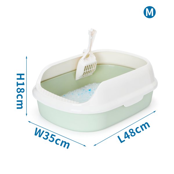Arenero de gato L48*W35*H18cm verde