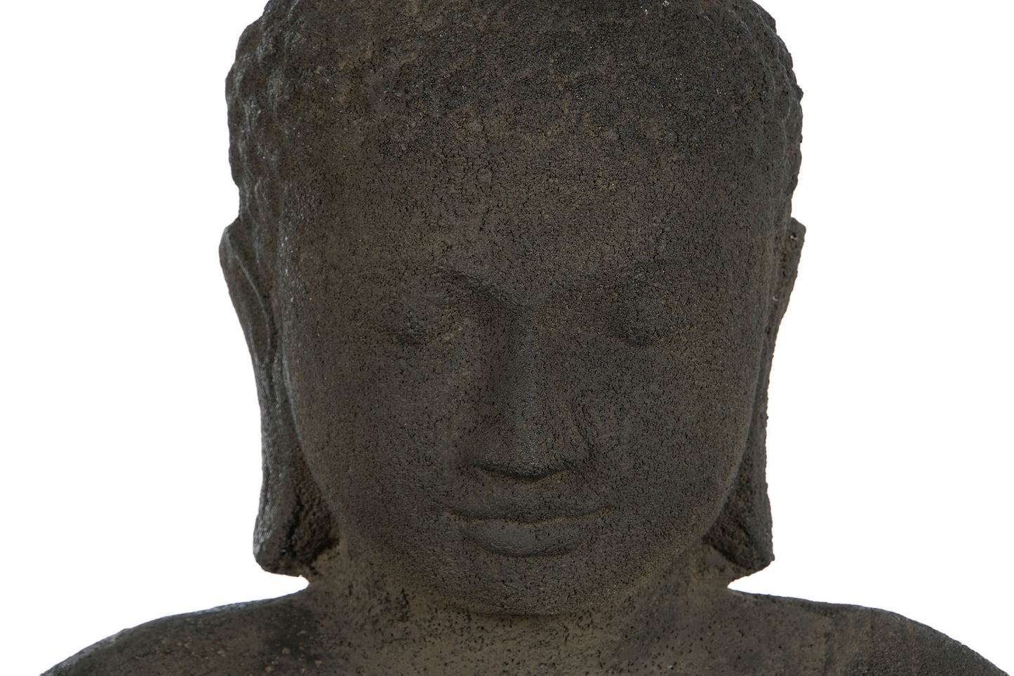 Figura cemento 36*30*120cm buda de pie acabado antik