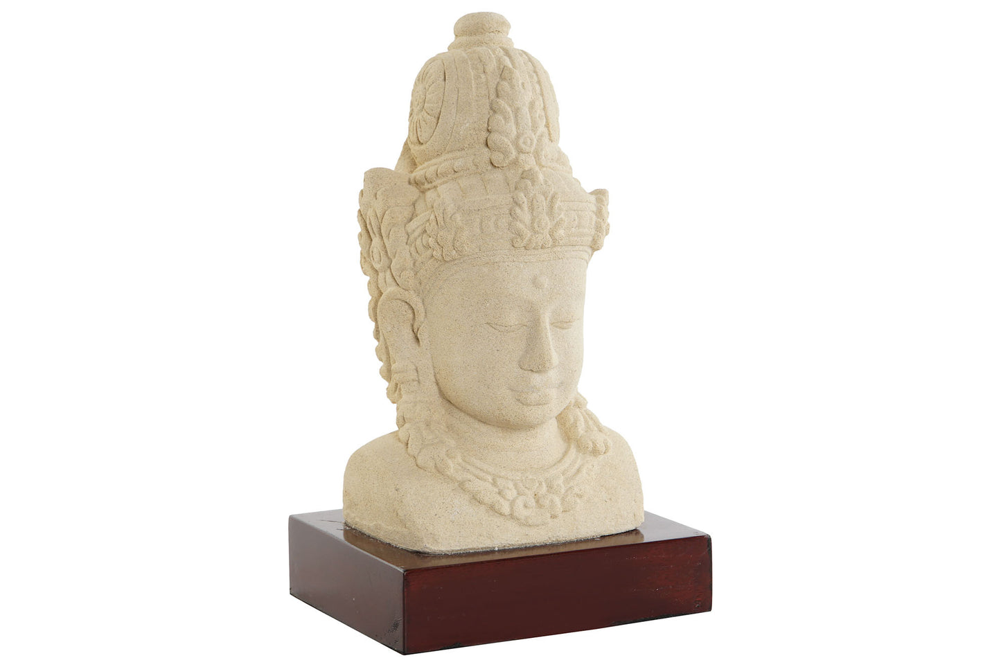 Figura cemento 21*17*37cm busto deidad javanesa sob